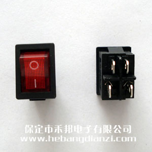 KCD1-104船型开(kāi)关 红(hóng)色