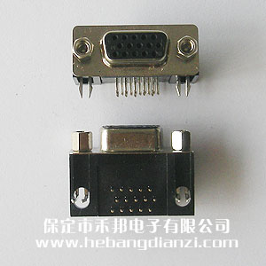 VGA15弯(wān)孔三(sān)排(pái)