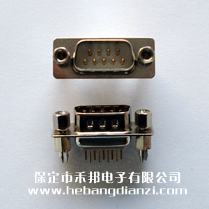 DB9直针 带固定柱(zhù)