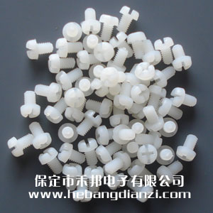 尼龙圆头螺钉M4*6mm