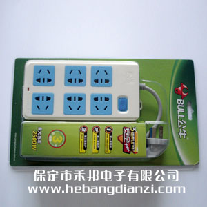 带线插座5孔-6